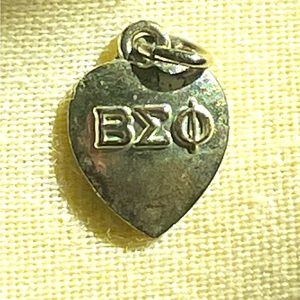 1957 Beta Sigma Phi Sterling Pendant/Charm